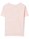 Kids Junior T Shirt K15486 471 Pink - KENZO - BALAAN 4