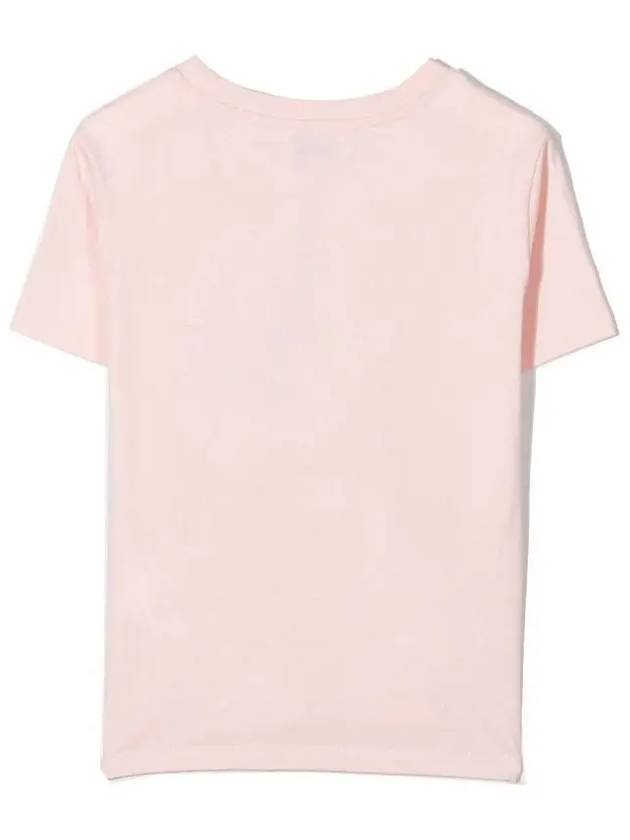 Kids Junior T Shirt K15486 471 Pink - KENZO - BALAAN 4