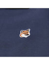 Fox Head Patch Half Zipper Sweatshirt Ink Blue - MAISON KITSUNE - BALAAN 6