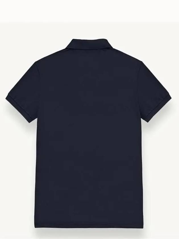 24SS Le Logo Collar Short Sleeve TShirt Navy - COLMAR - BALAAN 5