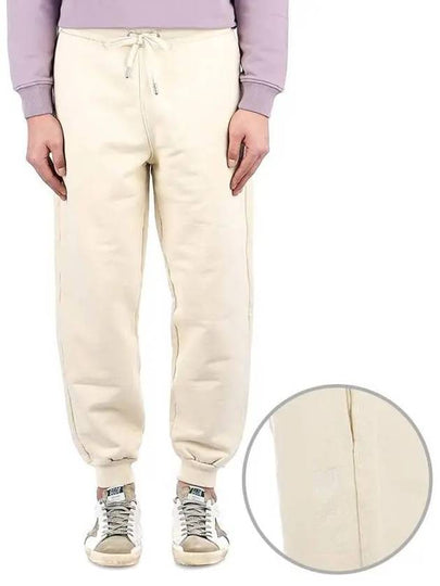 Big Heart Logo Track Pants White - AMI - BALAAN 2