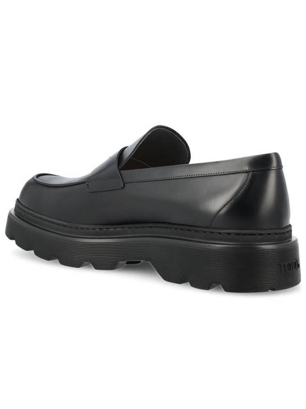 Calfskin Leather Loafer Black - TOD'S - BALAAN 4