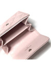 Classic Caviar Cubic Logo Bicycle Wallet Pink AP3340 - CHANEL - BALAAN 5