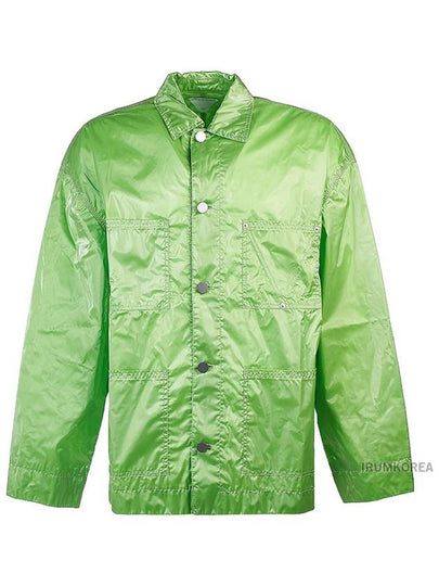 Glossy Nylon Jacket Green - BOTTEGA VENETA - BALAAN 2