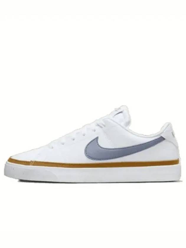 Court Legacy Next Nature Low Top Sneakers White Blue Brown - NIKE - BALAAN 2