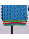 x Adidas logo striped knit sweater 717722 XKCQ3 4775 - GUCCI - BALAAN 6