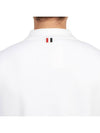 RWB Pocket Interlock Cotton Short Sleeve Polo Shirt White - THOM BROWNE - BALAAN 8