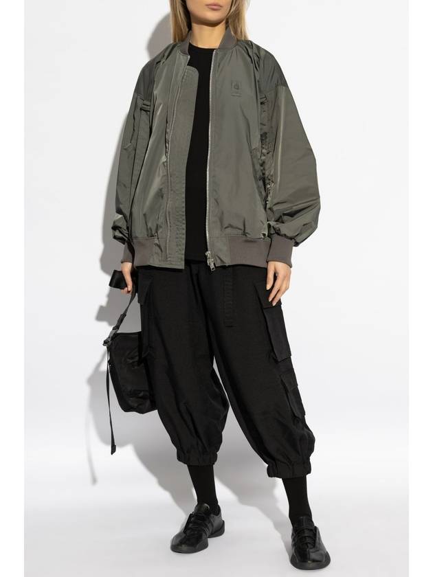 Yohji Yamamoto Bomber Jacket, Women's, Green - YOHJI YAMAMOTO - BALAAN 2