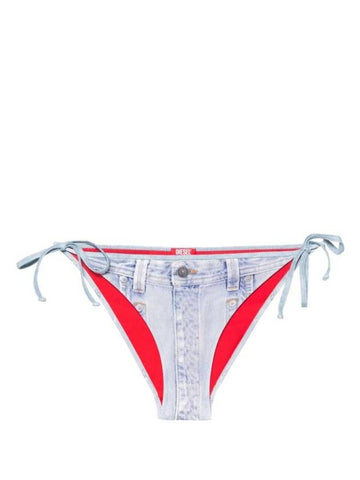 BFPN Brigitte Denim Bikini Bottom Light Blue - DIESEL - BALAAN 1