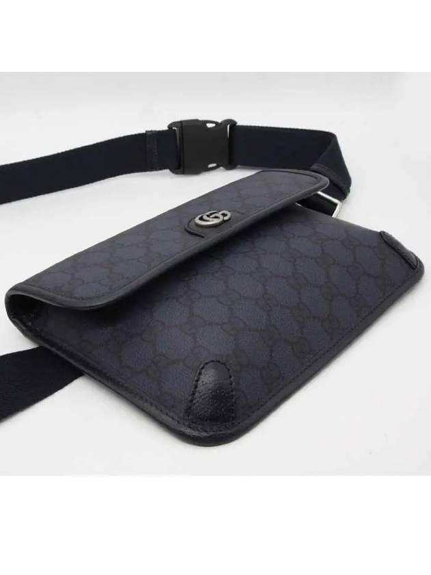 Ophidia GG Small Belt Bag Blue - GUCCI - BALAAN 6