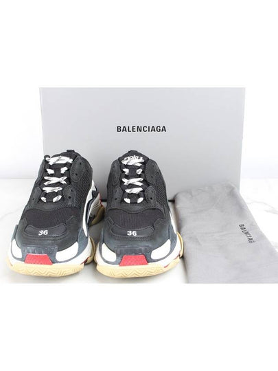 Triple S black red sneakers 36 230 - BALENCIAGA - BALAAN 2