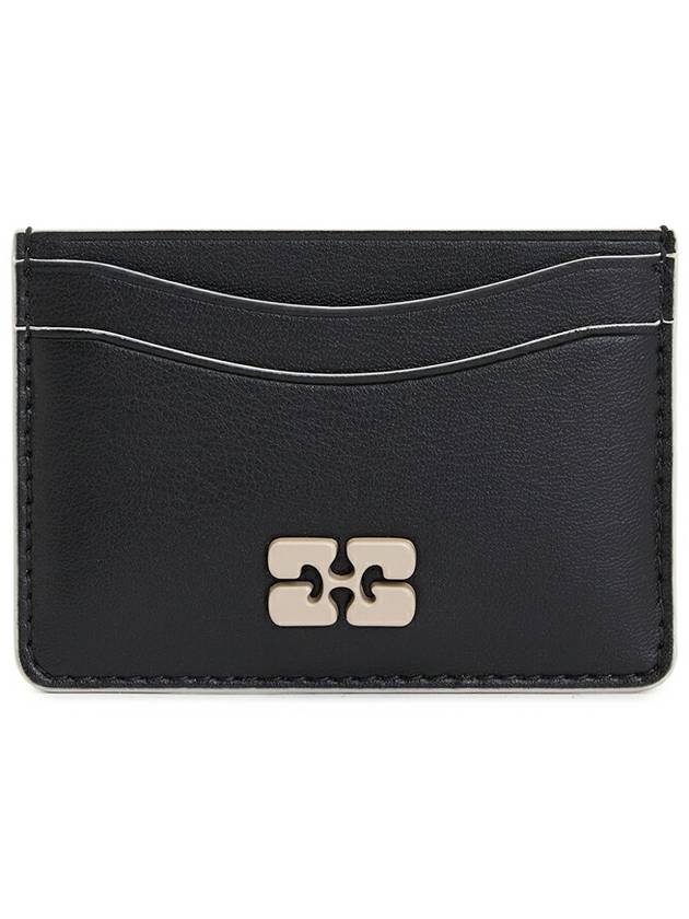 Bou Card Wallet Black - GANNI - BALAAN 2