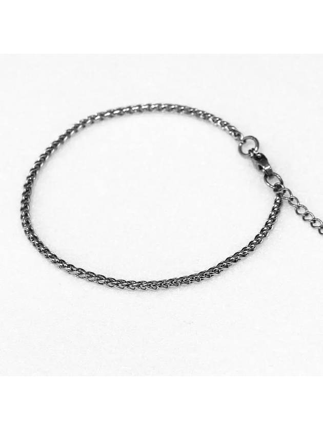 Men's Surgical Simple Chain Bracelet Silver - BASSCLEF - BALAAN 1