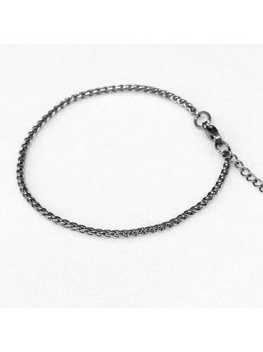 Men's Surgical Simple Chain Bracelet Silver - BASSCLEF - BALAAN 1