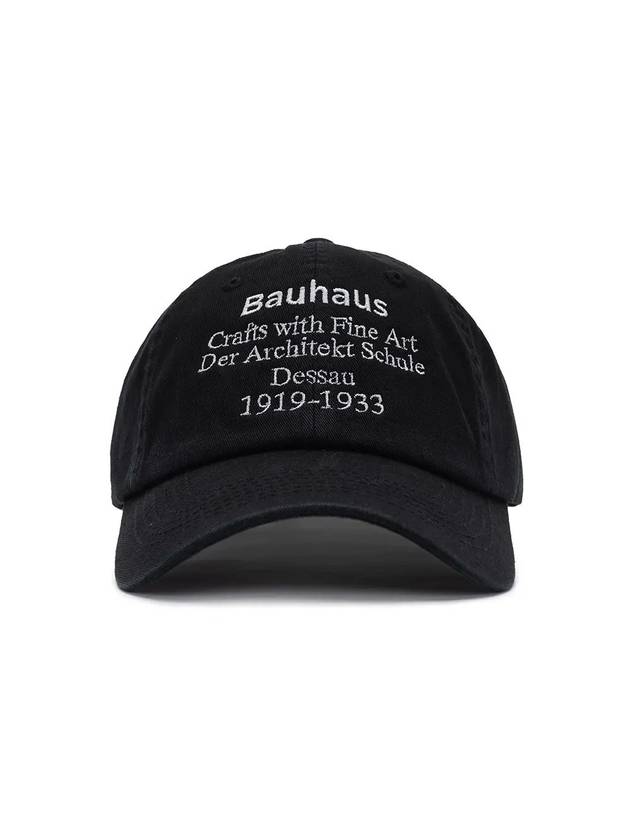 BAUHAUS WASHED BALL CAP BLACK - POLYGRAM - BALAAN 2