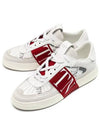logo band low-top sneakers red white - VALENTINO - BALAAN 2