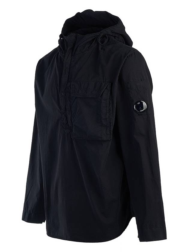 Gabardine Lens Long Sleeve Anorak Black - CP COMPANY - BALAAN 3