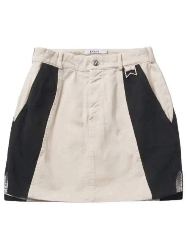 Flight Skirt Black Natural Women s - RHUDE - BALAAN 1