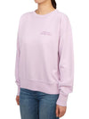 Shard Embroidered Logo Sweatshirt Lilac - ISABEL MARANT - BALAAN 5