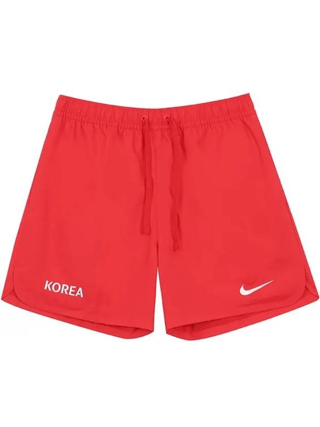 Korea Essential Flow Woven Lined Shorts Red - NIKE - BALAAN 3