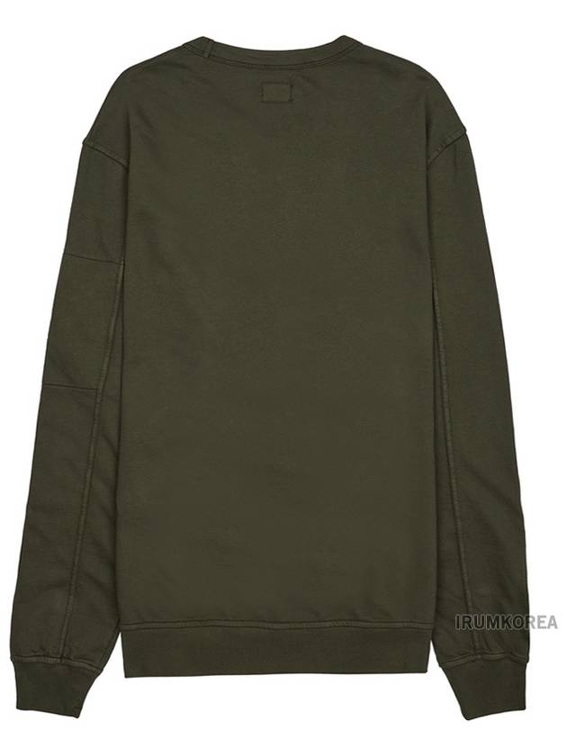 Light Fleece Sweatshirt Green - CP COMPANY - BALAAN 3