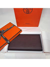 Men's leather long wallet HO84356CKAB - HERMES - BALAAN 6