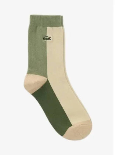 Men s Color Block Medium Neck Socks RA101E 54N BMY Domestic Product GQ2N24070546852 - LACOSTE - BALAAN 1