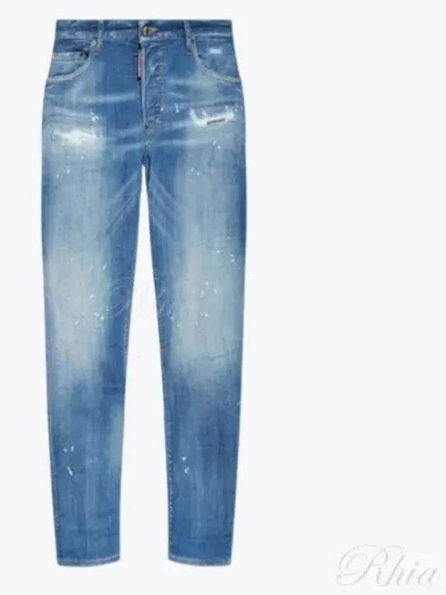 Light Heritage Wash Super Twinky Jeans Navy - DSQUARED2 - BALAAN 2