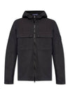 Wappen Old Effect Hooded Jacket Navy - STONE ISLAND - BALAAN 3