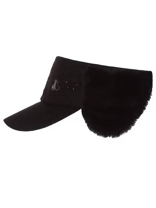 Fur Visor 8713LXASBLACK - BLACK&WHITE - BALAAN 2