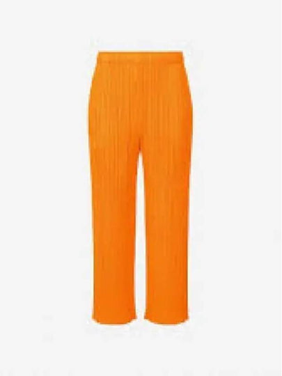 Thicker Bottoms 1 Straight Pants Orange - ISSEY MIYAKE - BALAAN 2