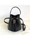 Mini Grainy Leather TB Bucket Bag Black - BURBERRY - BALAAN 4