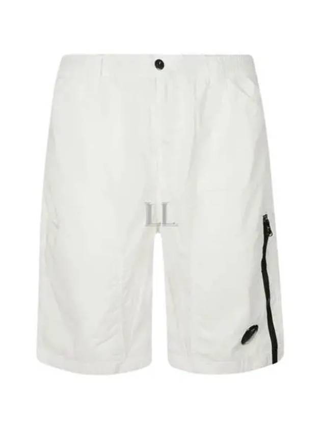 50 Fili Stretch Shorts White - CP COMPANY - BALAAN 2