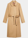 Bcollag Belted Double Coat Camel - MAX MARA - BALAAN 7