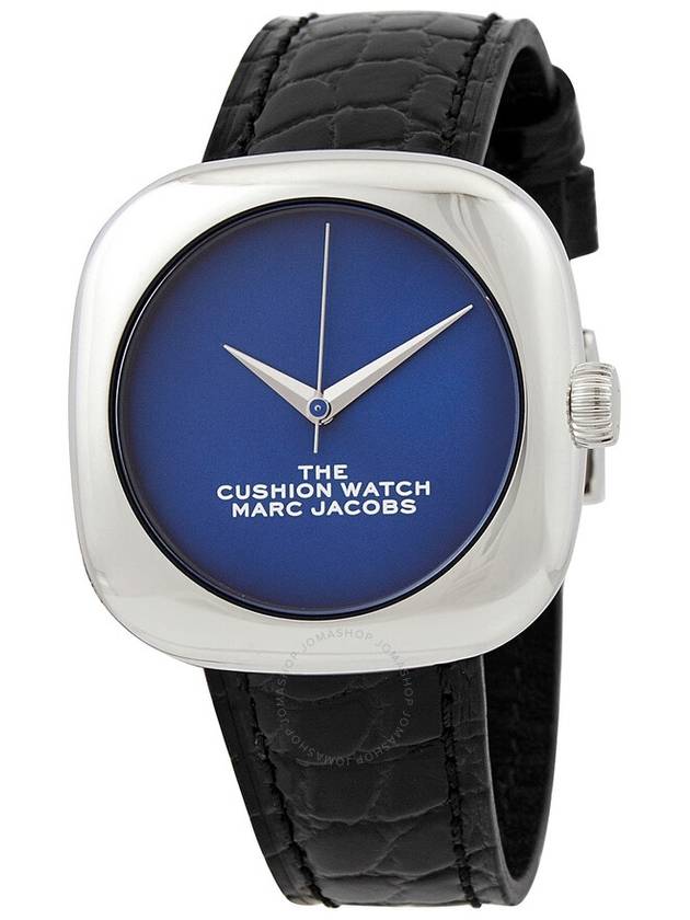 Marc Jacobs The Cushion Quartz Blue Dial Ladies Watch MJ0120179303 - MARC JACOBS - BALAAN 1