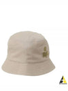 Haley Embroidered Logo Bucket Hat Beige - ISABEL MARANT - BALAAN 2