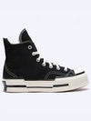 Chuck 70 Plus High Top Sneakers Black - CONVERSE - BALAAN 2