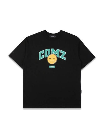 1992 Smile Short Sleeve T-Shirt Black - COMMONZ - BALAAN 1