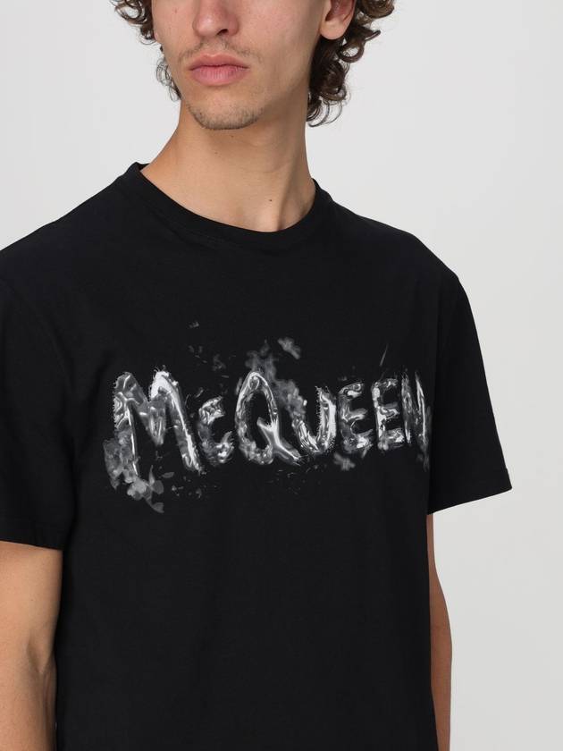 T-shirt con logo alexander mcqueen - ALEXANDER MCQUEEN - BALAAN 5