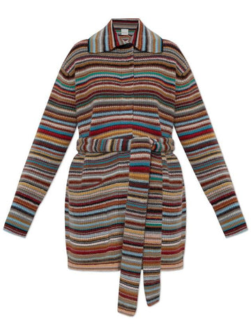 Paul Smith Cardigan With Belt, Women's, Multicolour - PAUL SMITH - BALAAN 1