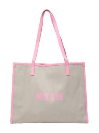 Medium canvas tote bag - MSGM - BALAAN 1