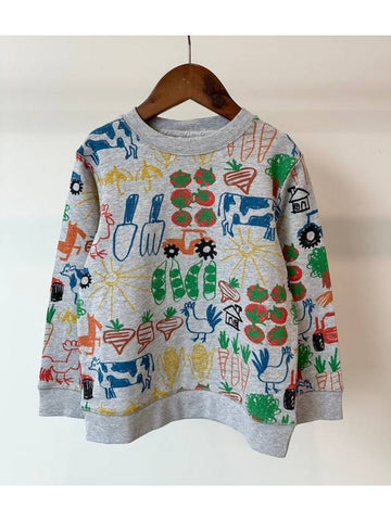 Kids Sweatshirt TV4Q70 Z2156 Gray 6 8A - STELLA MCCARTNEY - BALAAN 1