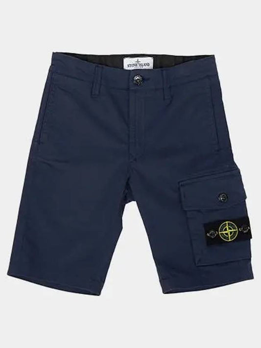 Kids Patch Avio Blue Pants 7416L0412 V0028 - STONE ISLAND - BALAAN 1