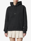 Logo Hoodie Black - SAINT LAURENT - BALAAN 2