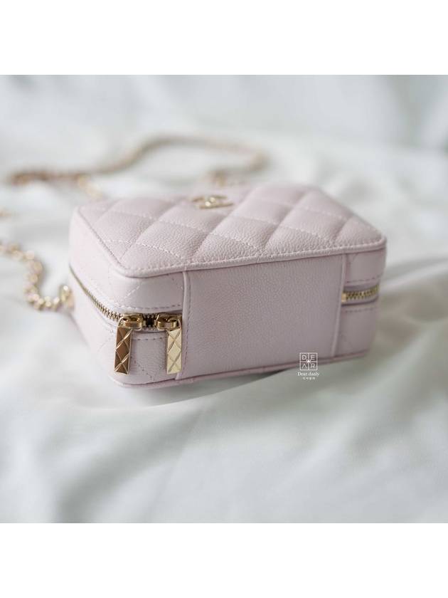 Gold Classic Mini Camera Cross Bag Light Pink - CHANEL - BALAAN 8