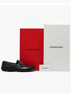 Gancini Ornament Driving Shoes Black - SALVATORE FERRAGAMO - BALAAN 4