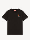 Boke Flower Embroidery Logo Short Sleeve T Shirt Black - KENZO - BALAAN 3