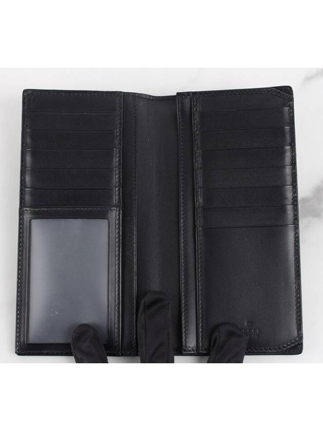 Snake long wallet black - GUCCI - BALAAN 9