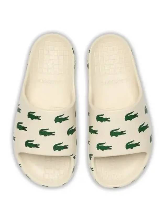 Serve Slide Slippers White - LACOSTE - BALAAN 2