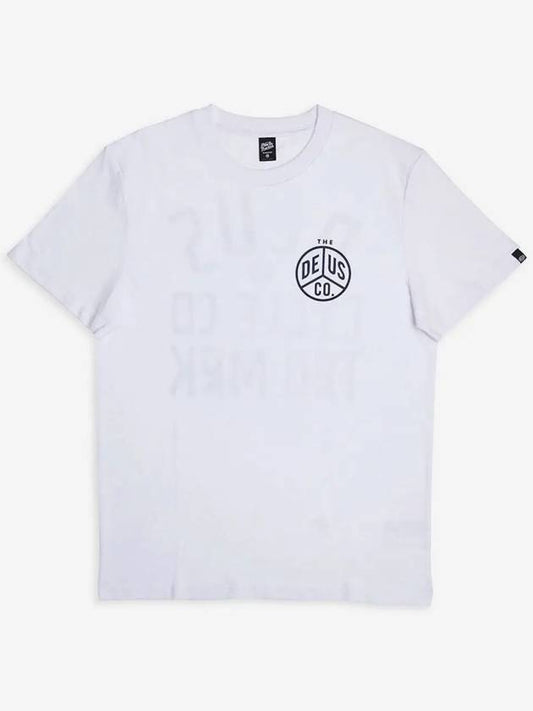 24SS Deus Men's Piece T-Shirt DMP241438D WHT - DEUS EX MACHINA - BALAAN 1